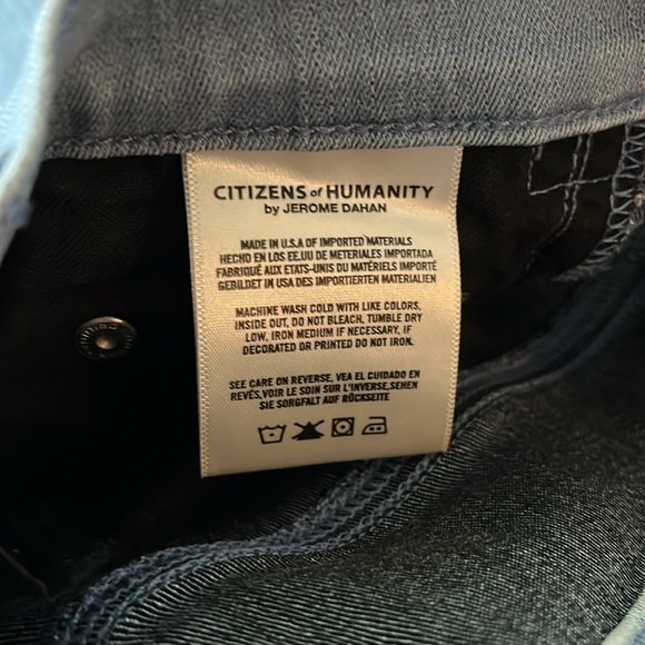Citizens of Humanity Rocket Crop High Rise Skinny Light Wash Size 29 - Picture 10 of 11